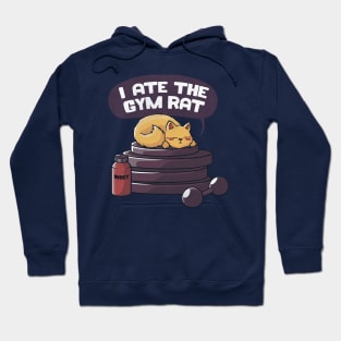 I ate the gym rat black by Tobe Fonseca Hoodie